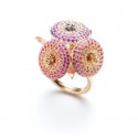 CORINDIA GOLD RING WITH SAPPHIRES BY SERAFINO